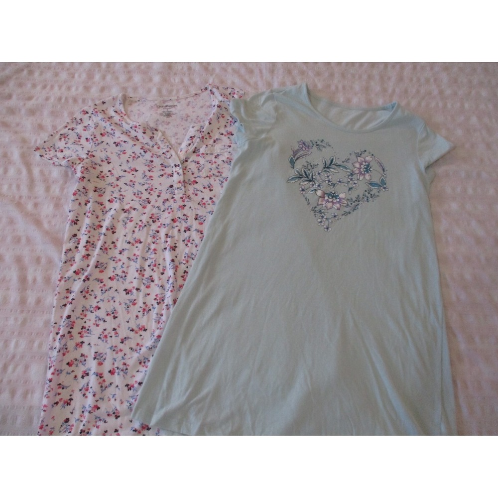 2 Croft & Barrow Intimates Floral Sleepshirts Size Small